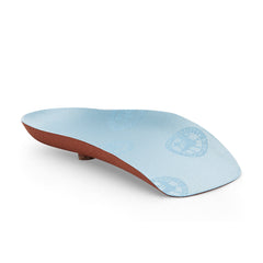 Blue Footbed Heels Textile