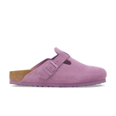 Boston Mauve Suede Leather