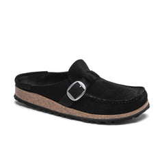 Buckley Black Suede Leather