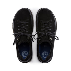 Honnef Low Black Suede Leather