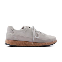 Honnef Low Whale Grey Suede Leather