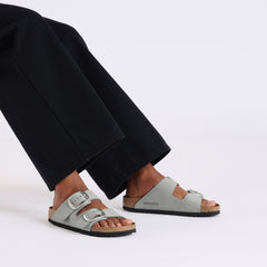 Arizona Big Buckle Pure Sage Nubuck Leather