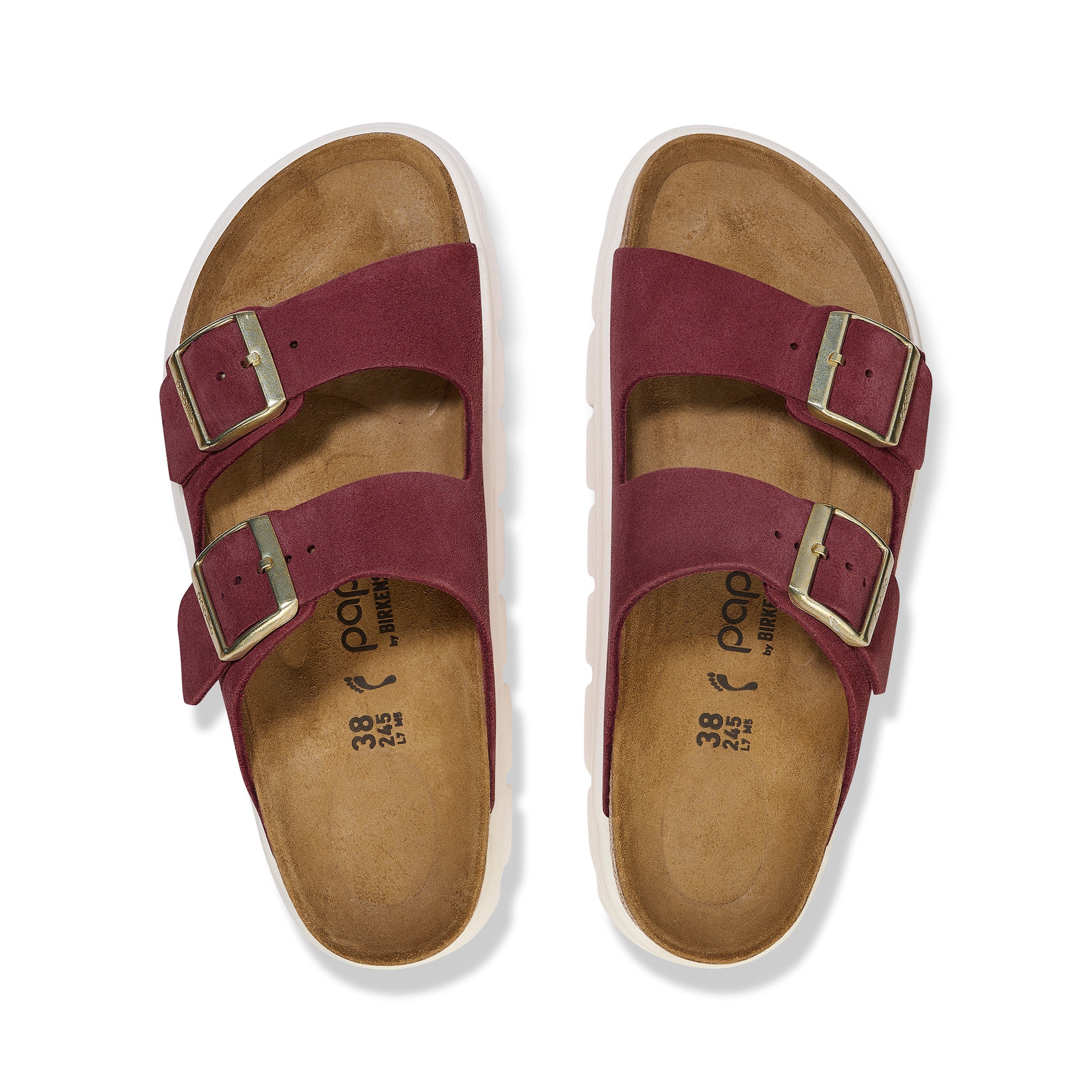 Arizona Chunky Berry Crush Suede Leather