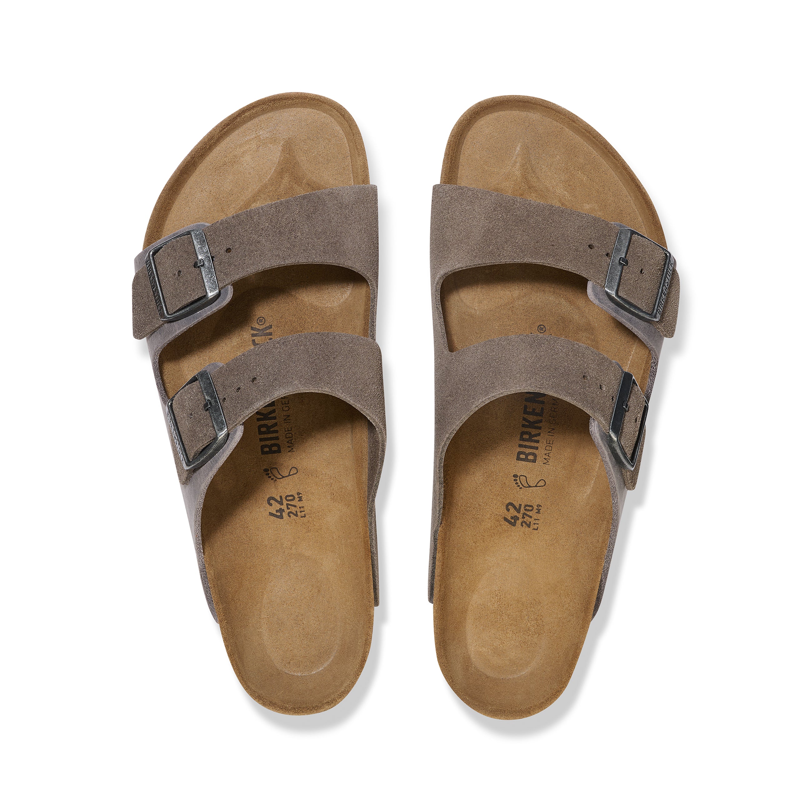 Arizona Concrete Grey Oiled/Suede Leather