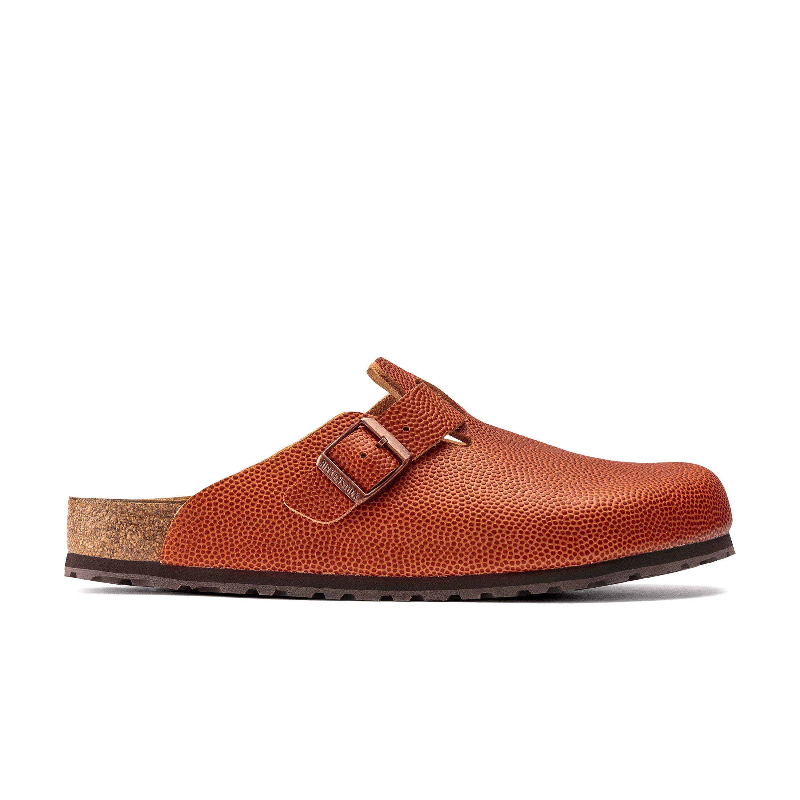 Boston Ginger Brown Embossed Natural Leather