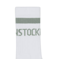 Cotton Tennis Sock White/Pure Sage