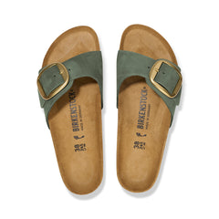 Madrid Big Buckle Thyme Nubuck Leather