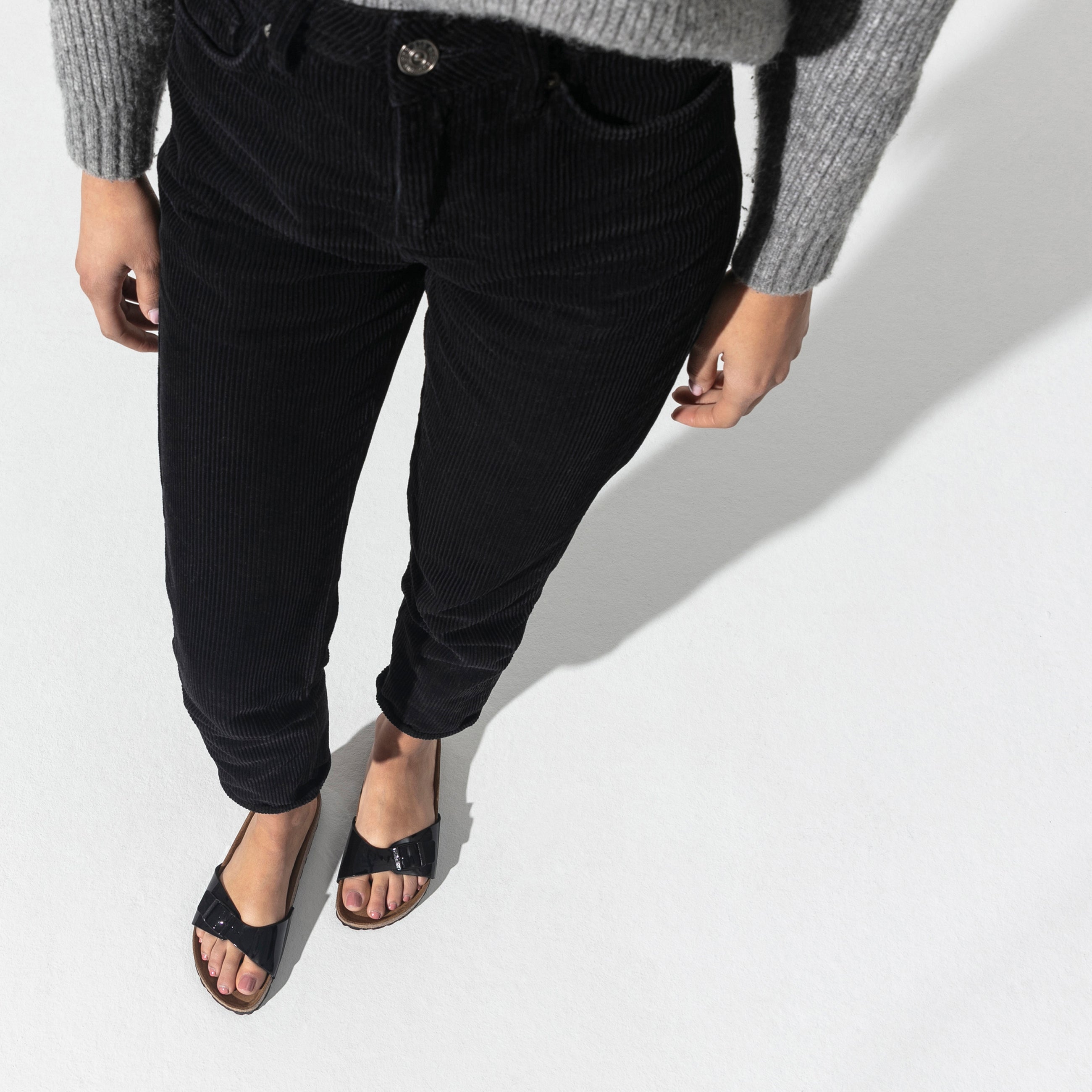 Madrid Black Patent Birko-Flor