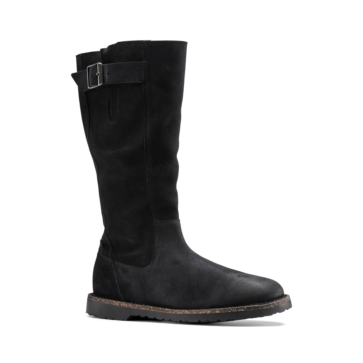 Melrose High Graphite Suede Leather