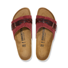 Oita Braided Zinfandel Suede Leather