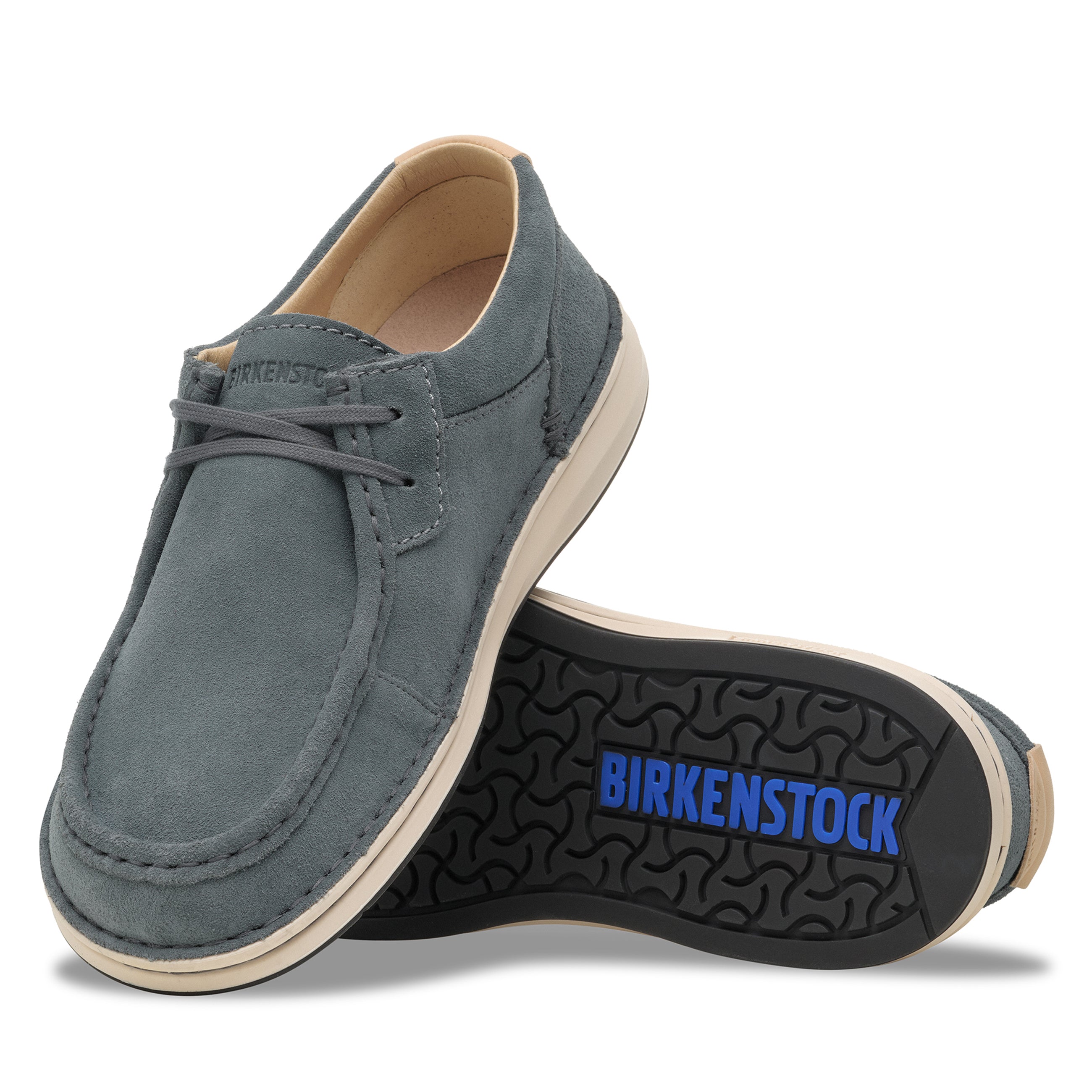 Pasadena Basalt Grey Suede Leather