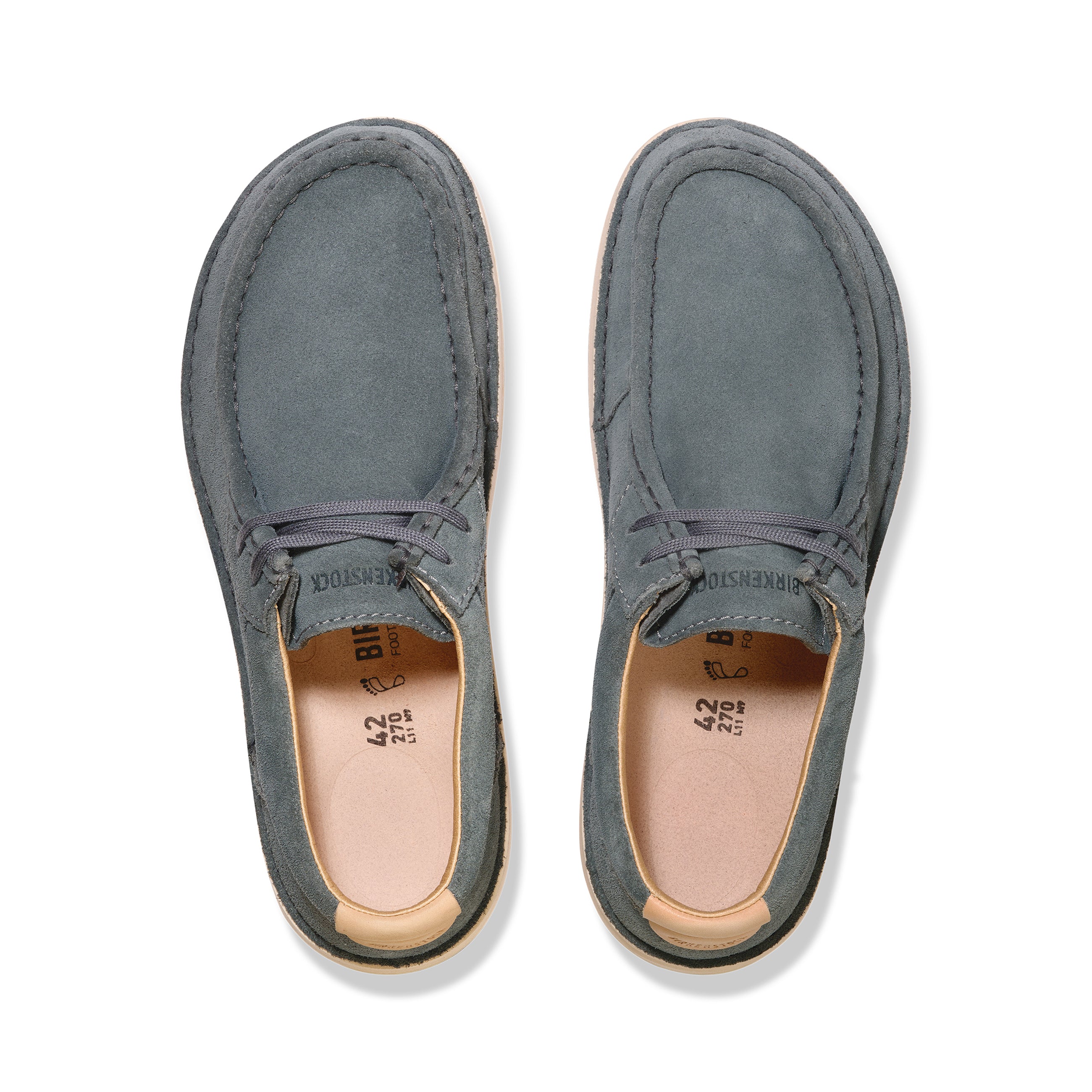 Pasadena Basalt Grey Suede Leather