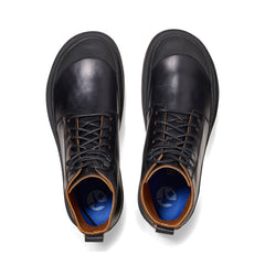 Prescott Mens Black Natural Leather