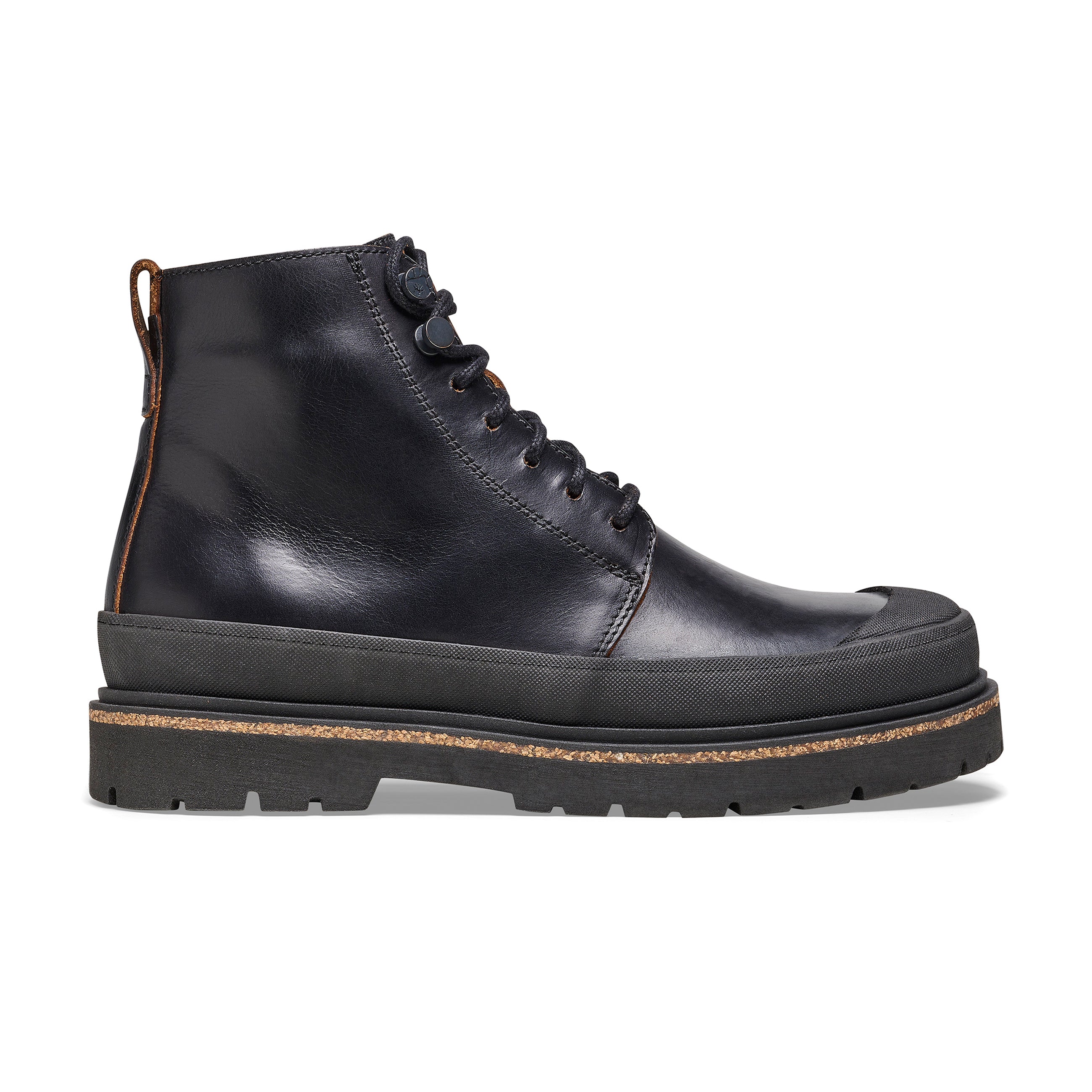 Prescott Womens Black Natural Leather