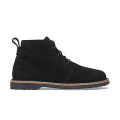 Uppsala Mid Black Suede Leather
