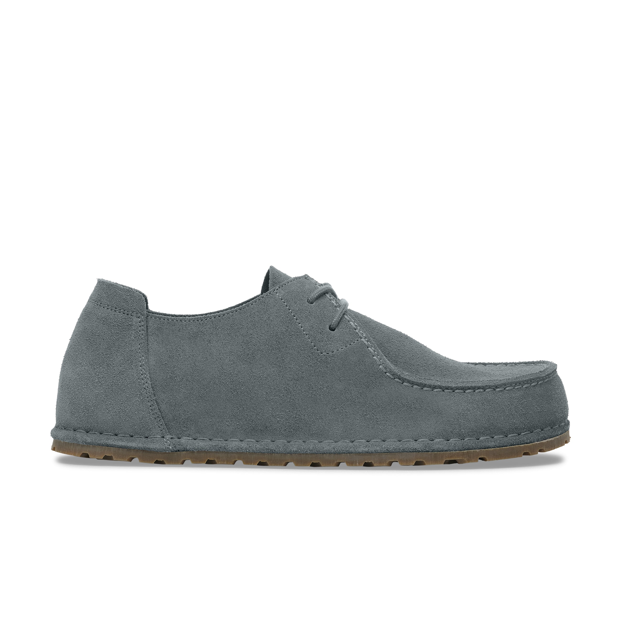 Utti Lace Basalt Grey Suede Leather