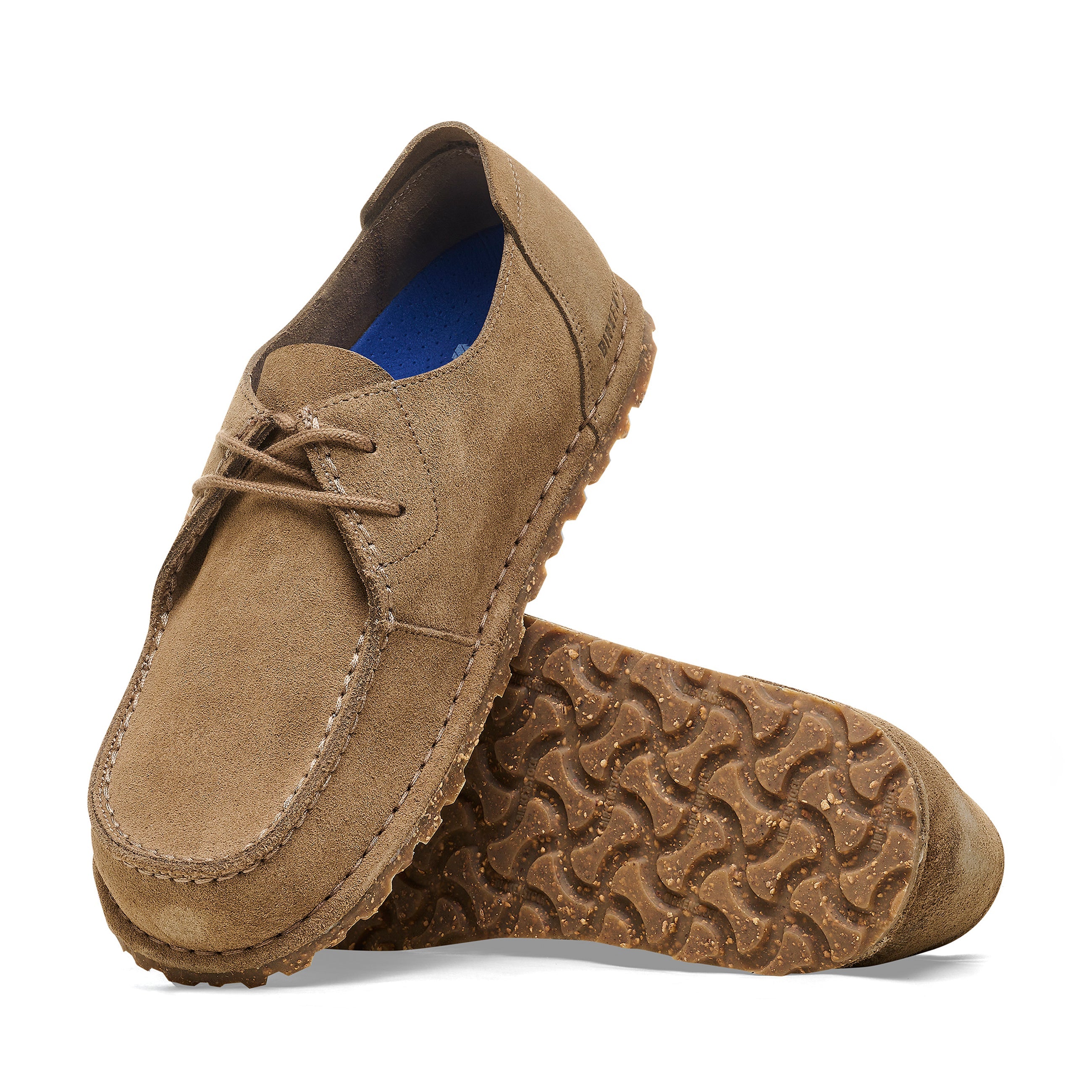 Utti Lace Grey Taupe Suede Leather